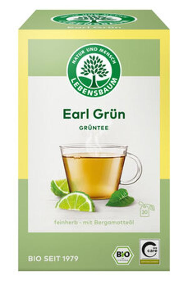 Produktfoto zu Grüntee Earl Grey im Teebeutel