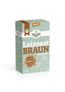 Produktfoto zu Leinsaat Braun, geschrotet