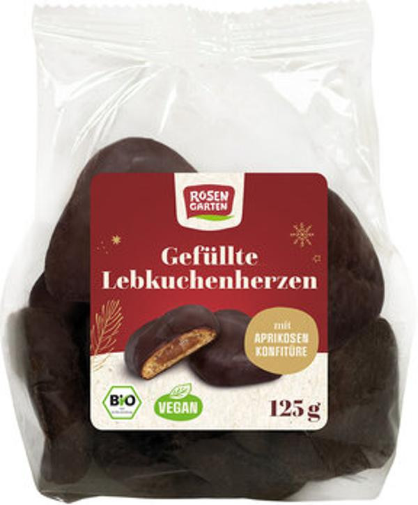 Produktfoto zu gefüllte Lebkuchenherzen vegan