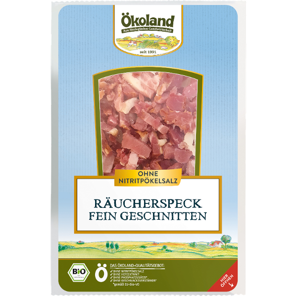 Produktfoto zu Räucherspeck, fein geschnitten