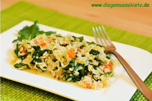 Produktfoto zu Kohlrabiblätter-Risotto