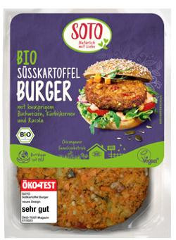 Produktfoto zu Süßkartoffel-Burger, 2 Stück, vegan