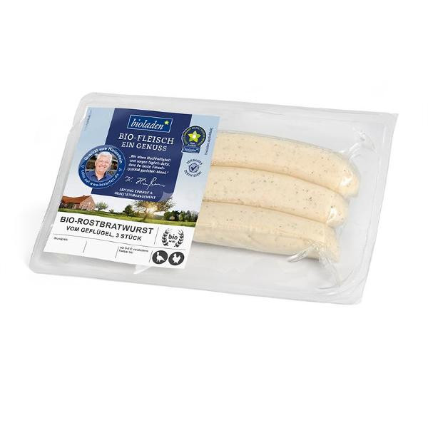 Produktfoto zu Rostbratwurst vom Geflügel, 3 Stück