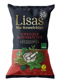 Produktfoto zu Lisas Kesselchips schweizer Alpenkräuter