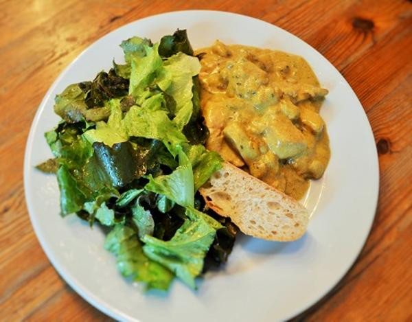 Produktfoto zu Fixe Kiste: Chicken Kashmir vegetarisch, mit Tofu