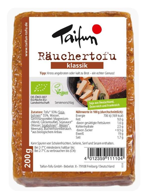 Produktfoto zu Räuchertofu Klassik 200g