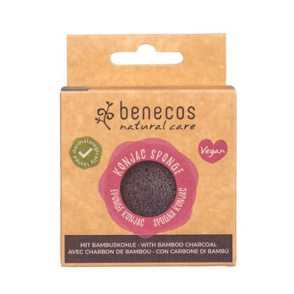 Produktfoto zu Konjac Sponge black bamboo