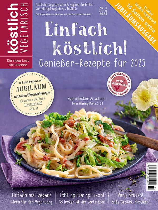 Produktfoto zu Köstlich vegetarisch Januar_Februar