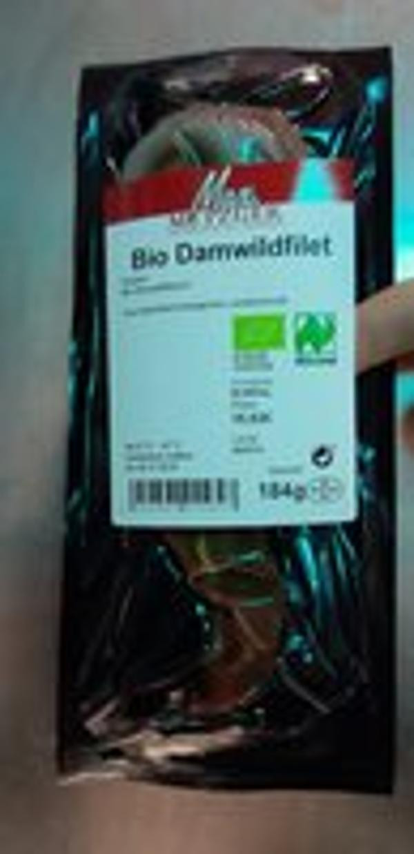 Produktfoto zu Damwildfilet, 1 Stück, ca. 180g