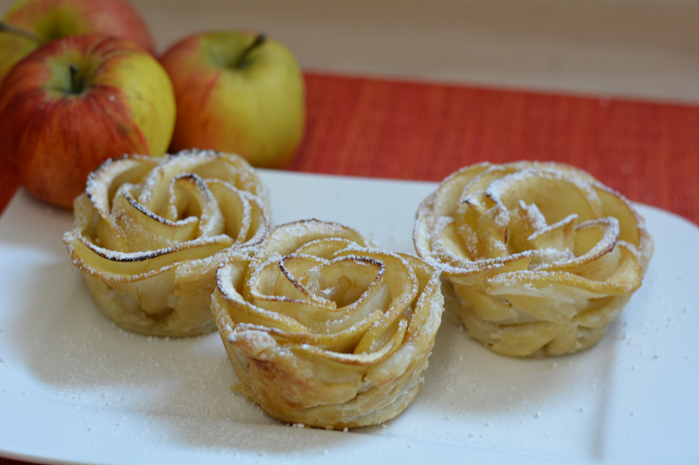 Rezeptbild für Apfelrosen