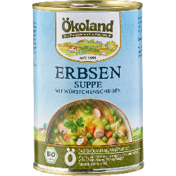 Produktfoto zu Erbsensuppe mit Würstchen