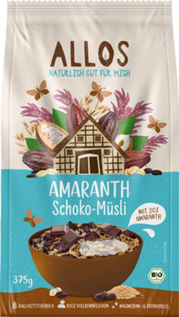 Produktfoto zu Amaranth Schoko Müsl