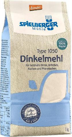 Produktfoto zu Dinkelmehl 1050, mittel ausgemahlen