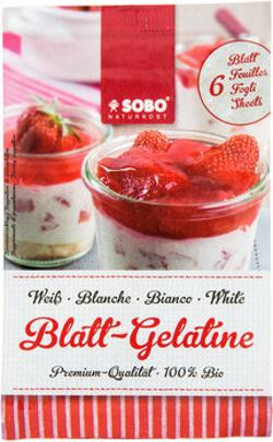 Produktfoto zu Gelatine, 6 Blatt