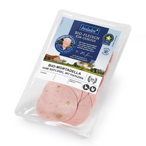 Produktfoto zu Mortadella vom Geflügel mit Pistazien