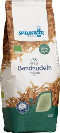 Produktfoto zu Dinkel Vollkorn Bandnudeln