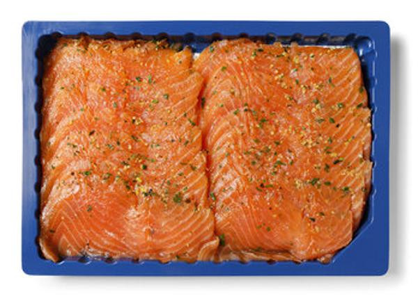 Produktfoto zu Lachs-Häppchen Limone geräuchert - Frischebox, 500g