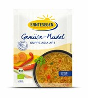 Gemüse-Nudel Suppe Asia Art Bio